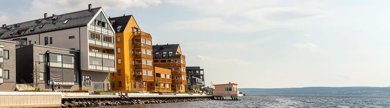 Vy över Storsjö strand 2